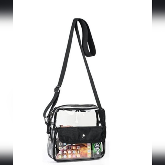 🚨Medium Sz Clear Crossbody Bag NWT - Picture 2 of 7